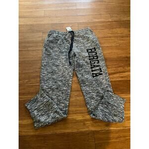 Borgata Women’s sweatpants Heather Navy size Medium-NWT